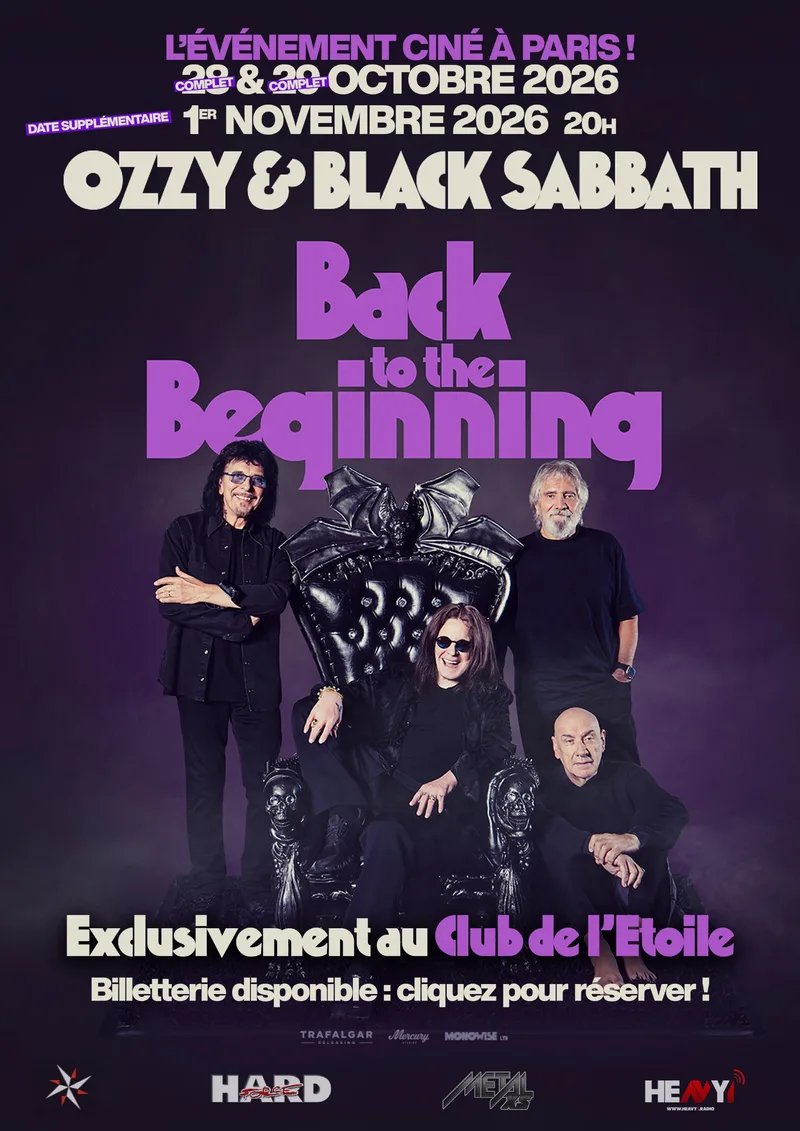 Affiche d'Ozzy & Black Sabbath : Back to the Beginning